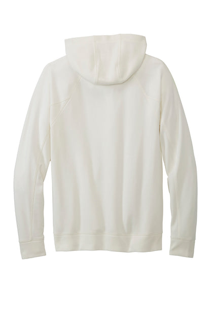 Rear View of FanWhite New Era STS 1/4-Zip Hoodie NEA541 plain