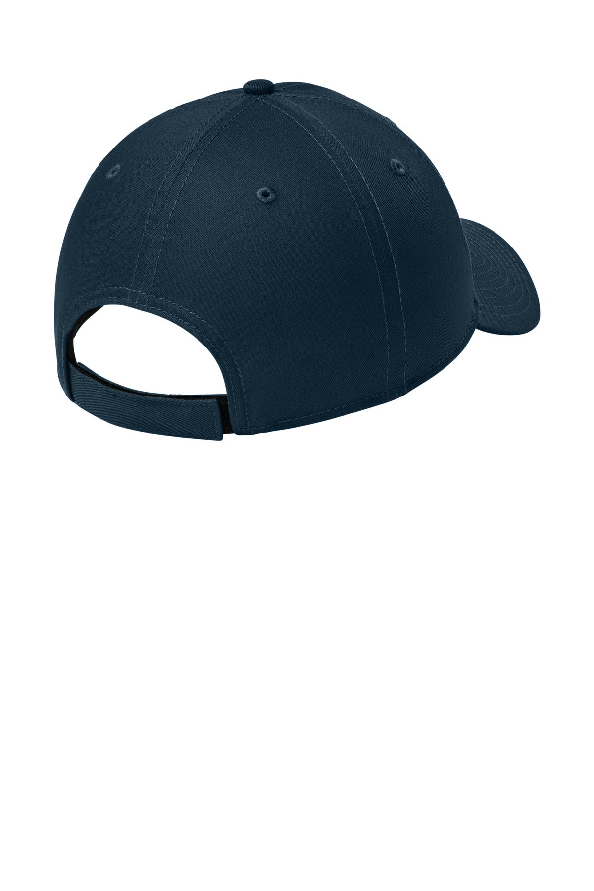 Rear View of FlagDpNavy New Era - Adjustable Structured Cap. NE200 plain