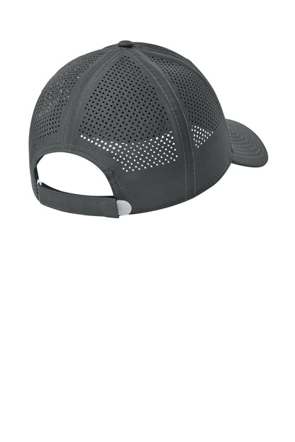 Rear View of FlagGrph New Era Perforated Performance Cap. NE406 plain