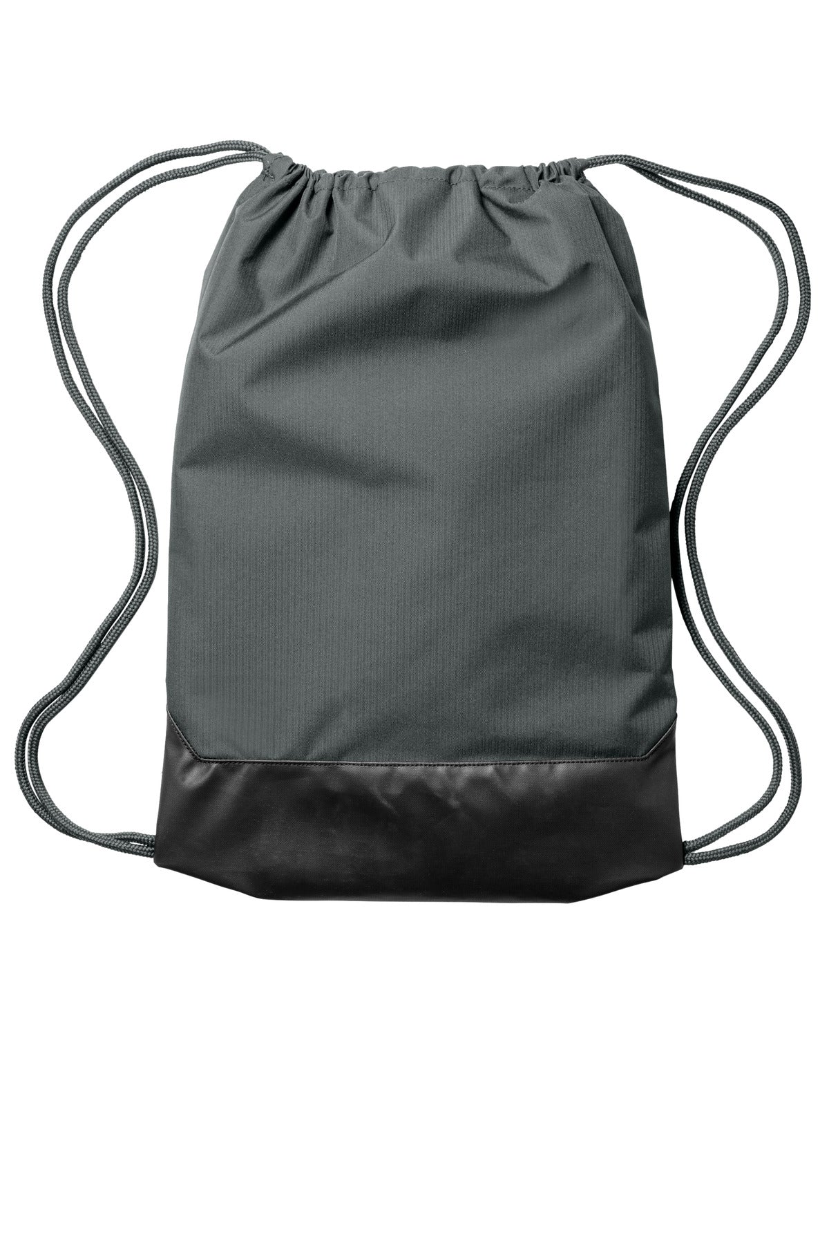 Rear View of FlintGrey Nike Brasilia Drawstring Pack NKDM3978 plain