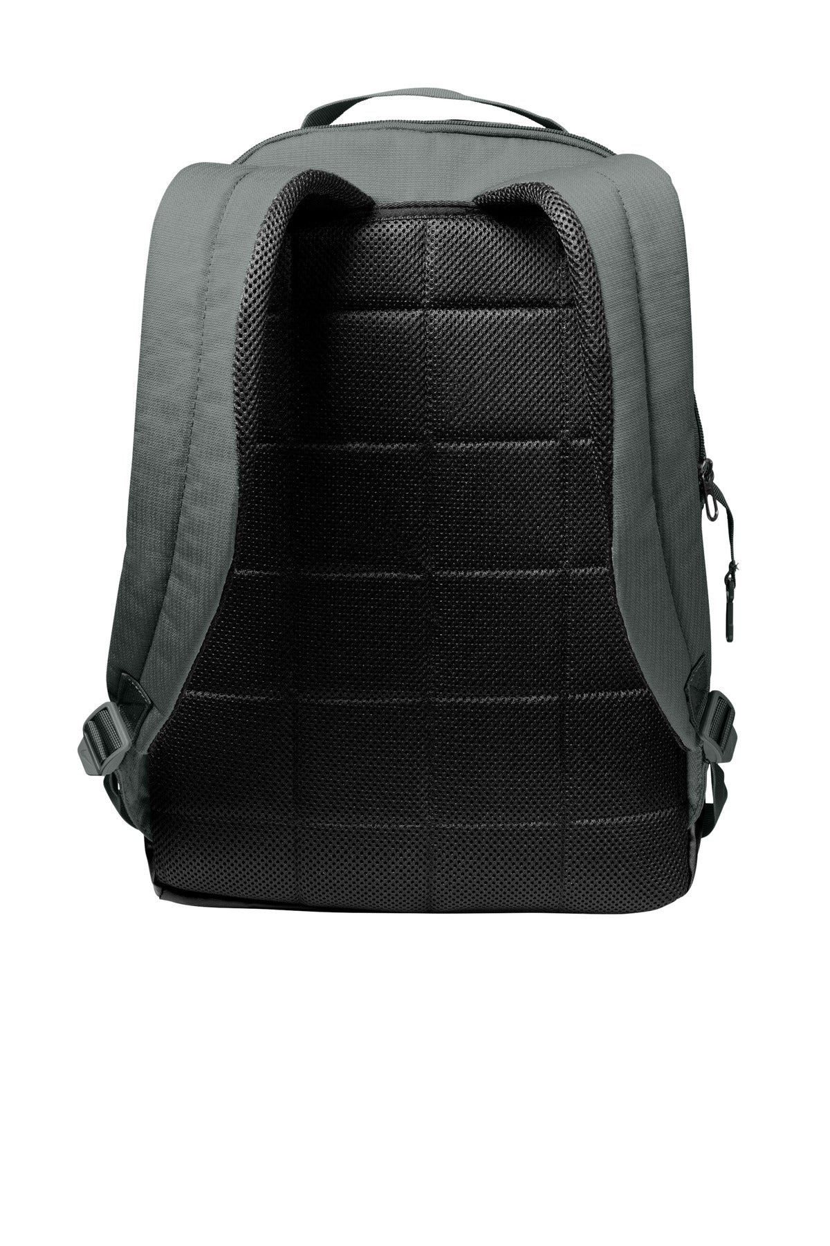 Rear View of FlintGrey Nike Brasilia Medium Backpack NKDH7709 plain