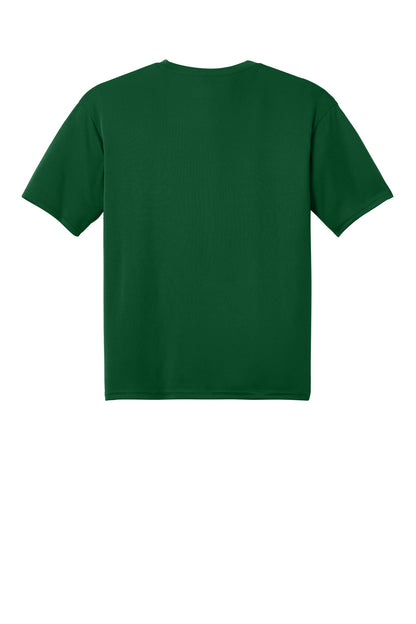 Rear View of Forest A4 Cooling Performance Short Sleeve Tee A4N3142 plain