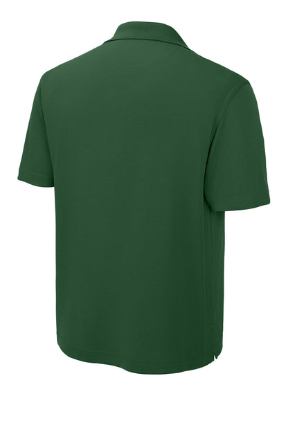 Rear View of Forest Sport-Tek Dri-Mesh Polo. K469 plain