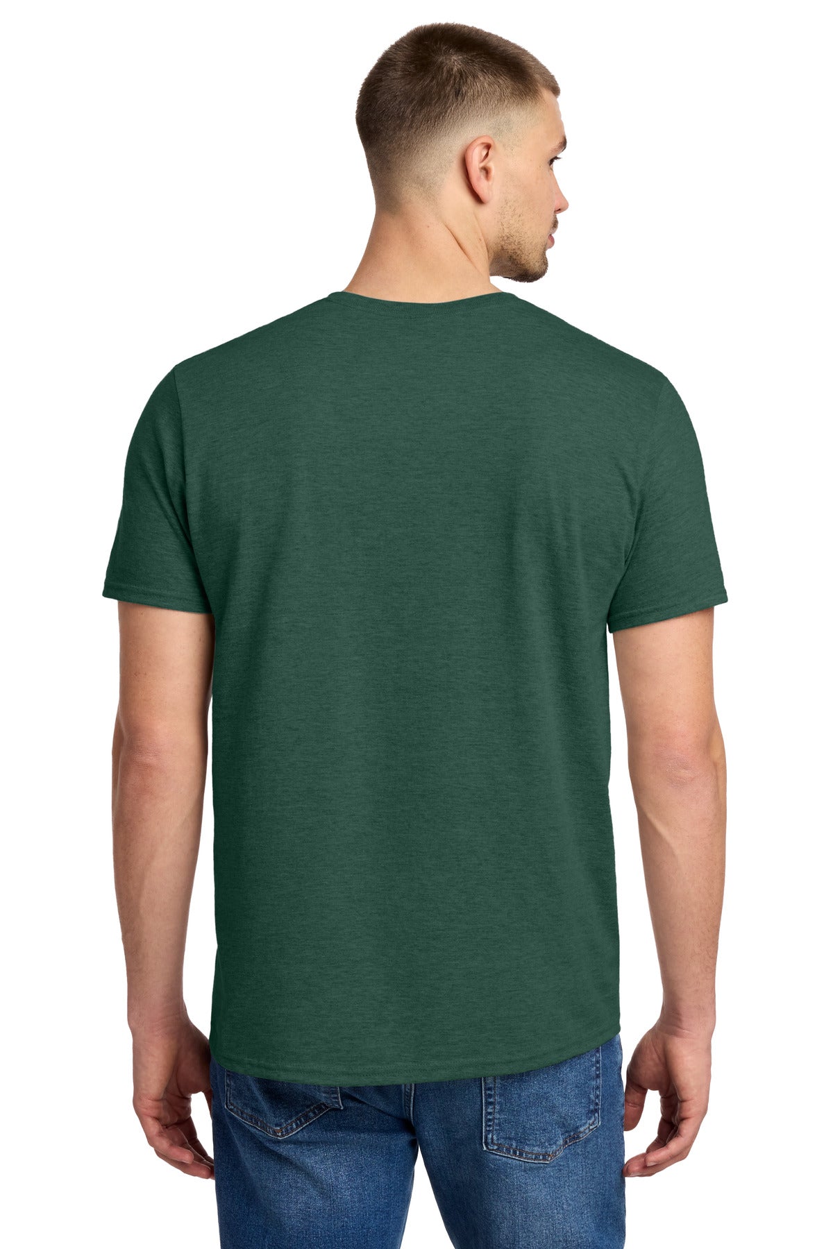 Rear View of ForestGnHt Jerzees Premium Blend Ring Spun T-Shirt 560M plain