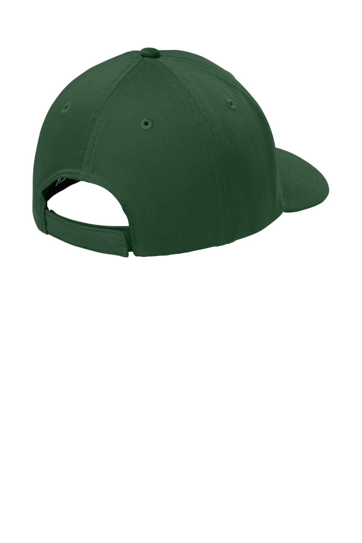 Rear View of ForestGrn Sport-Tek Impact Mesh Stretch-Tek Adjustable Cap STC71 plain