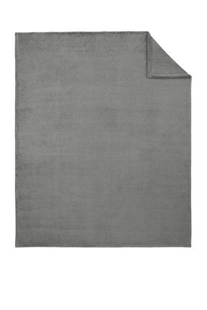 Rear View of FrostGrey Port Authority Dream Plush Blanket BP37 plain