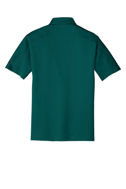 Rear View of Fuel Green OGIO Linear Polo. OG1030 plain