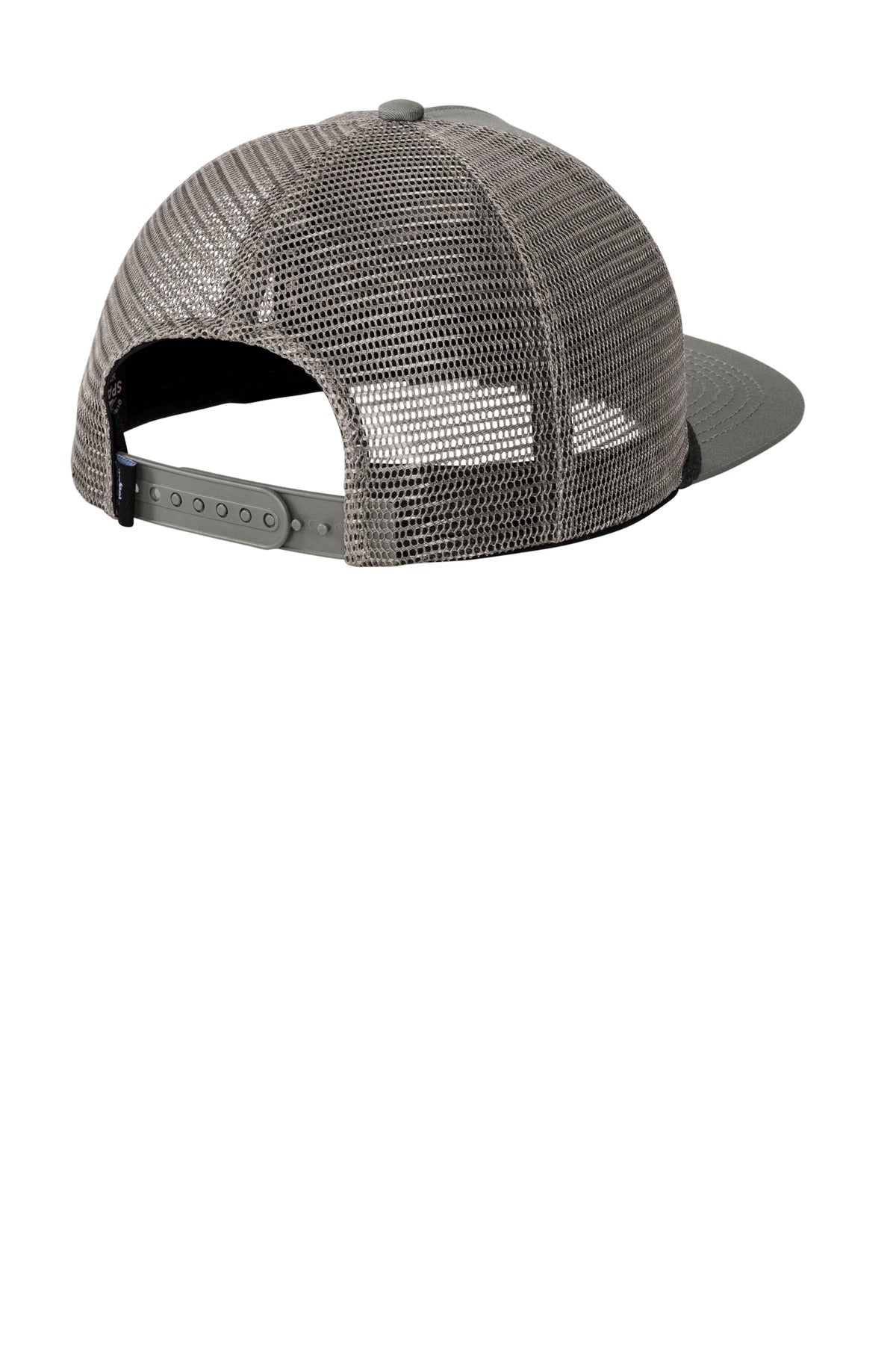 Rear View of GmlGray/Bk LIMITED EDITION Spacecraft Trucker Cap SPC3 plain
