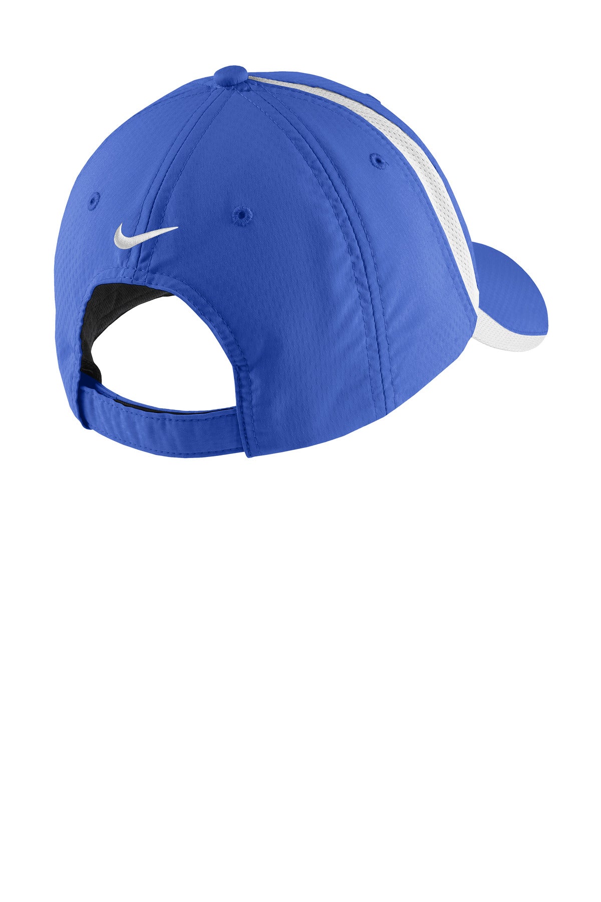 Rear View of GmRy/White Nike Sphere Performance Cap NKFD9709 plain