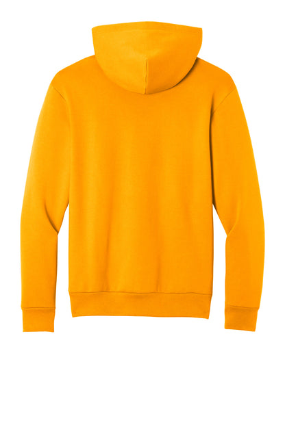 Rear View of Gold Port & Co Easy Fleece Pullover Hooded Sweatshirt PC68H plain