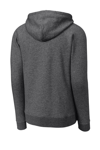 Rear View of GphHeather Sport-Tek Drive Fleece Pullover Hoodie STF200 plain