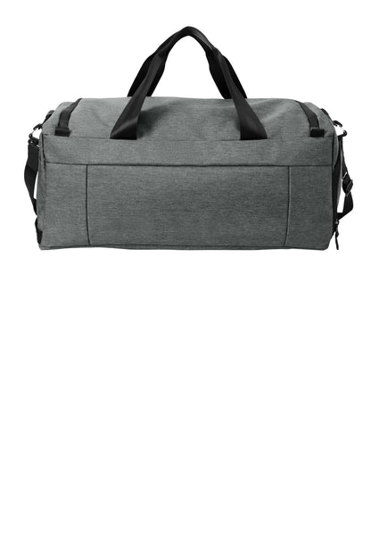 Rear View of GphHeather TravisMathew Duration Duffel TMB205 plain