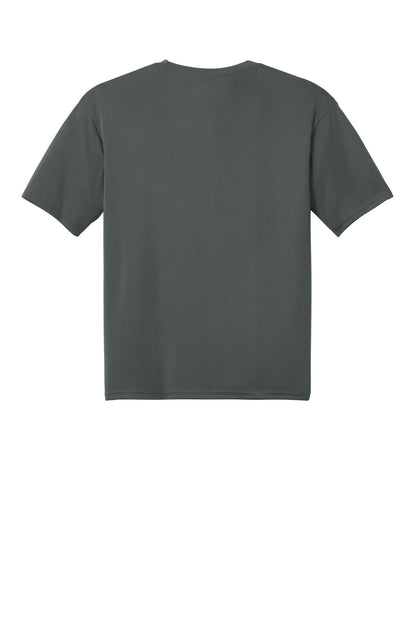 Rear View of Graphite A4 Cooling Performance Short Sleeve Tee A4N3142 plain