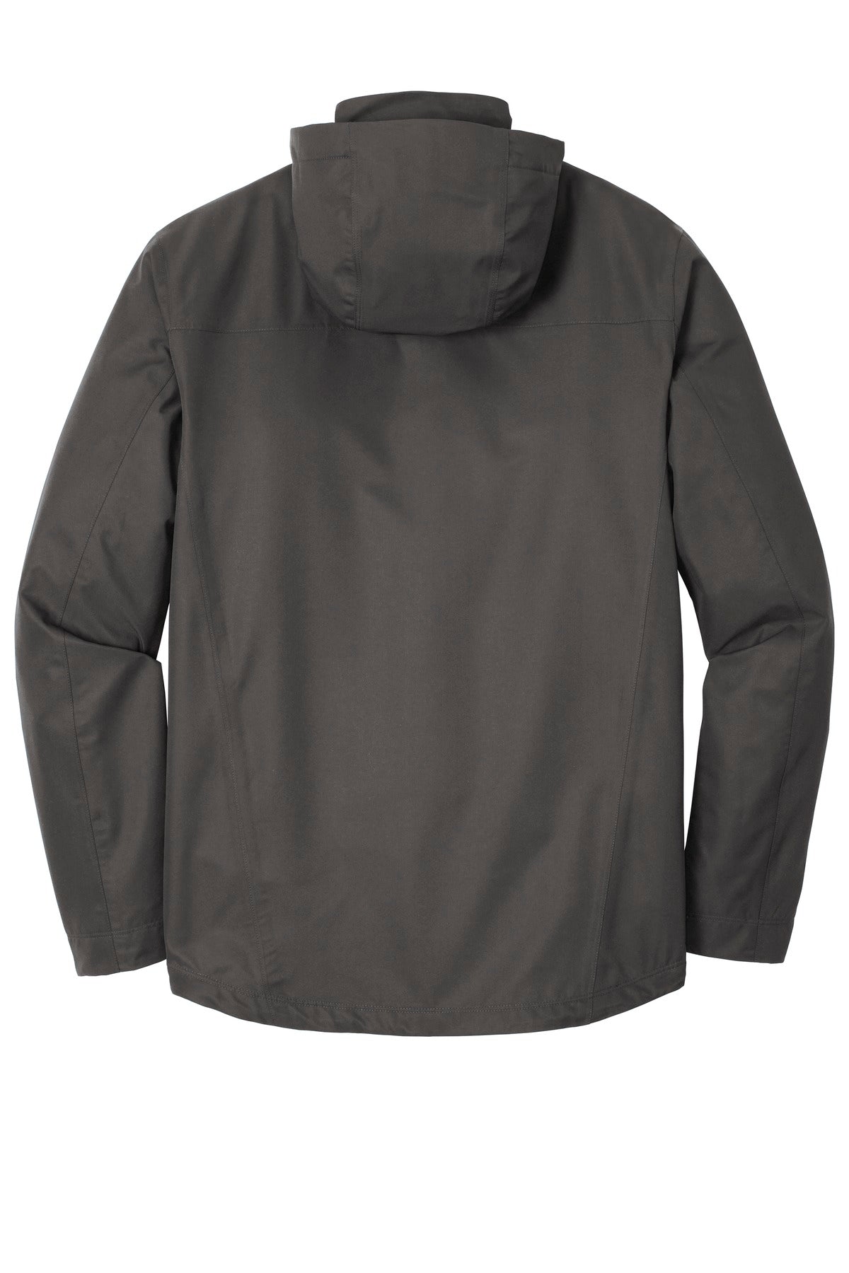 Rear View of Graphite Port Authority Collective Outer Shell Jacket. J900 plain