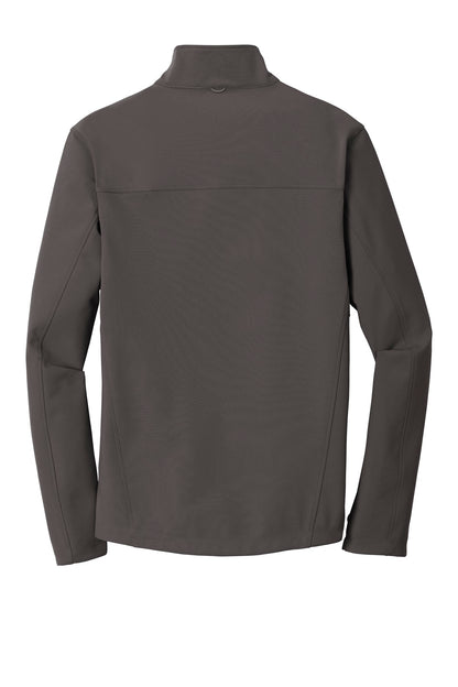 Rear View of Graphite Port Authority Collective Soft Shell Jacket. J901 plain