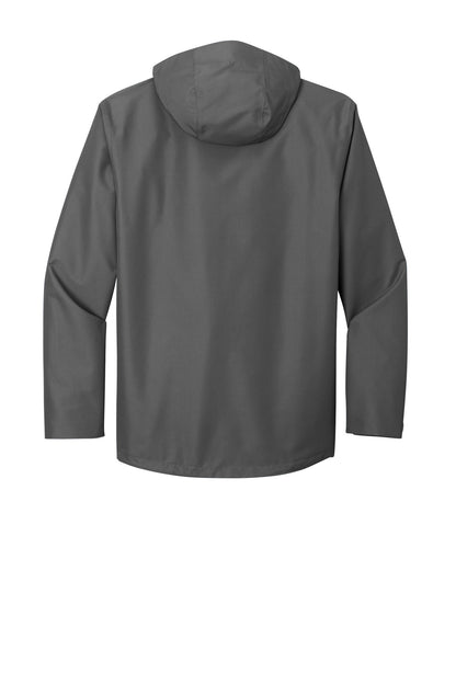 Rear View of Graphite Port Authority Collective Tech Outer Shell Jacket J920 plain