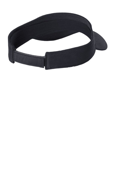Rear View of Graphite Sport-Tek Action Visor. STC51 plain