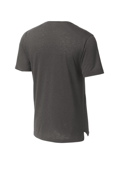 Rear View of Graphite Sport-Tek PosiCharge Strive Tee. ST430 plain
