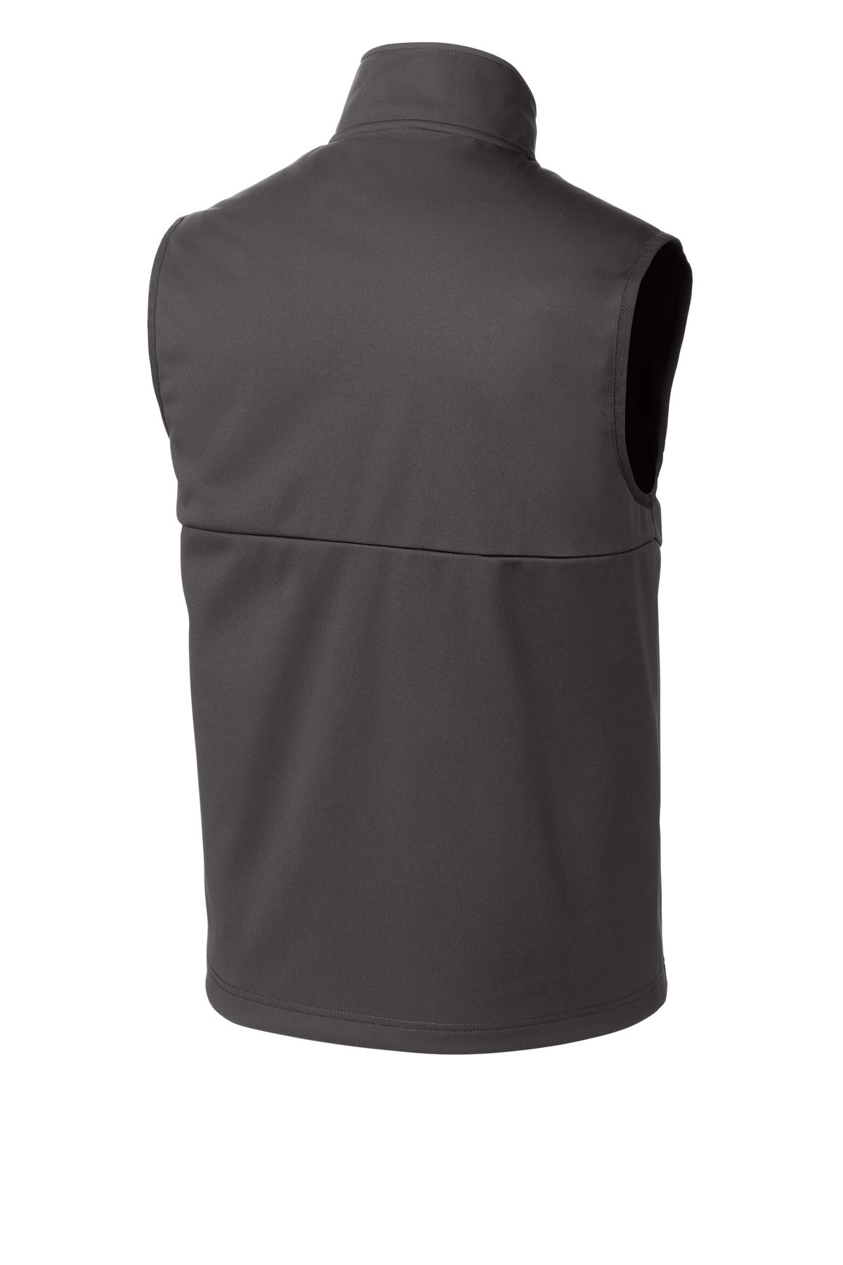 Rear View of Graphite Sport-Tek Soft Shell Vest ST981 plain