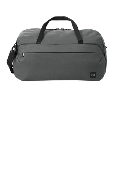 Rear View of Graphite TravisMathew Lateral Duffel TMB200 plain