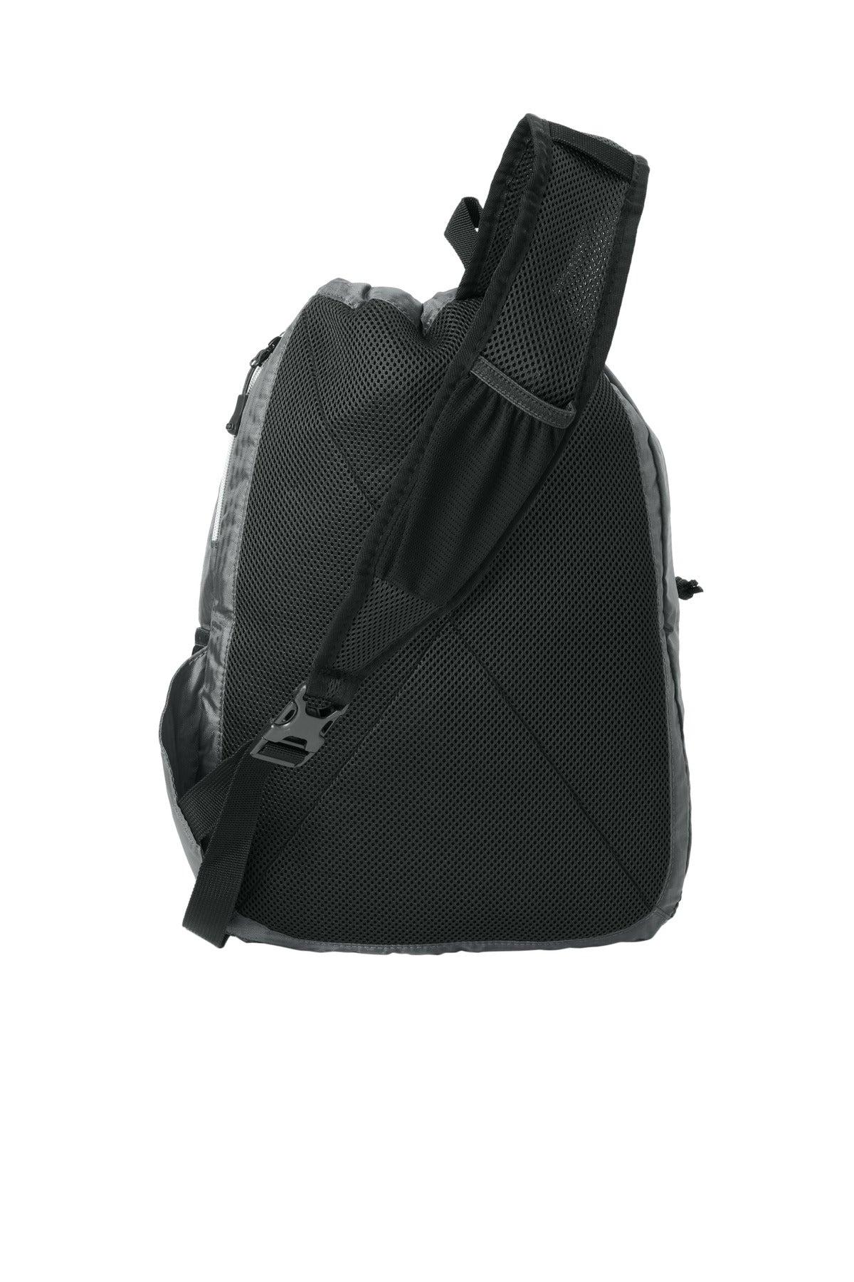 Rear View of Grey/Black OGIO Sonic Sling Pack. 412046 plain