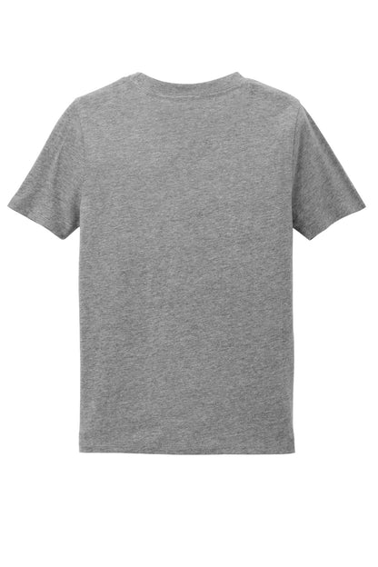 Rear View of GreyFrost District Youth Perfect Blend CVC Tee DT108Y plain