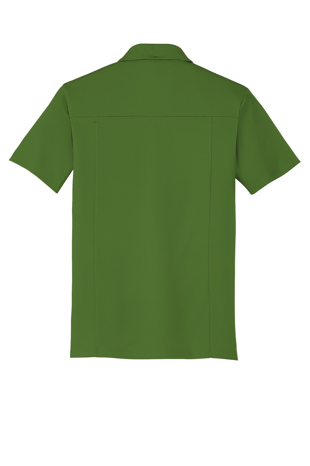 Rear View of Gridiron Green OGIO Framework Polo. OG125 plain