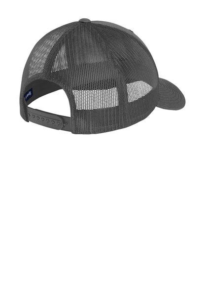 Rear View of Grph/Grph Sport-Tek YP Classics Retro Trucker Cap. STC39 plain