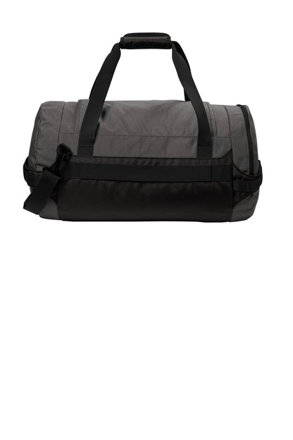 Rear View of GStHtr/Blk Eddie Bauer Tour Duffel EB905 plain