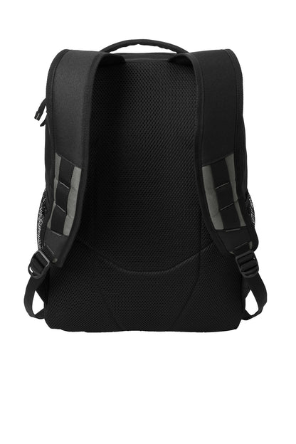 Rear View of GustyGy/Bk Port Authority Transport Backpack BG232 plain