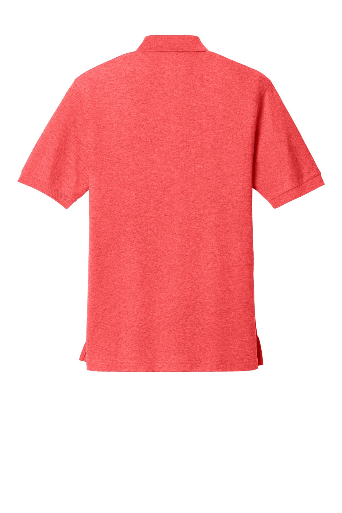 Rear View of Hibiscus Port Authority Silk Touch Polo K500 plain