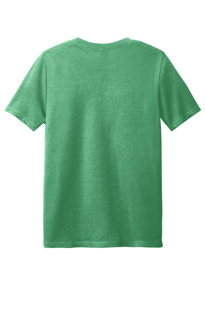 Rear View of HtdKelGn District Youth Perfect Blend CVC Tee DT108Y plain