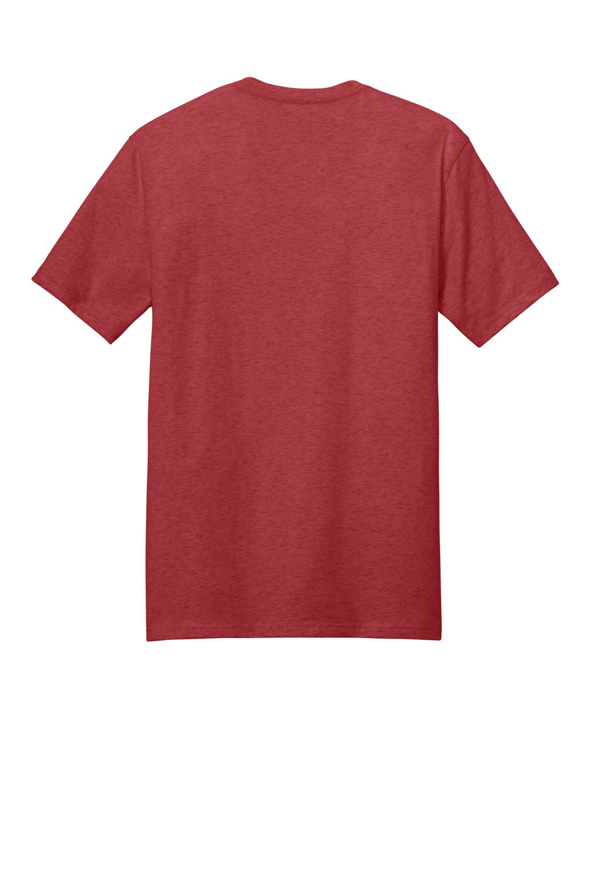 Rear View of HtdRed District Perfect Weight Tee. DT104 plain