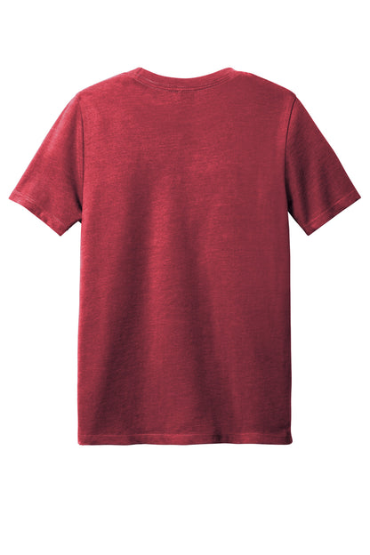 Rear View of HtdRed District Youth Perfect Blend CVC Tee DT108Y plain
