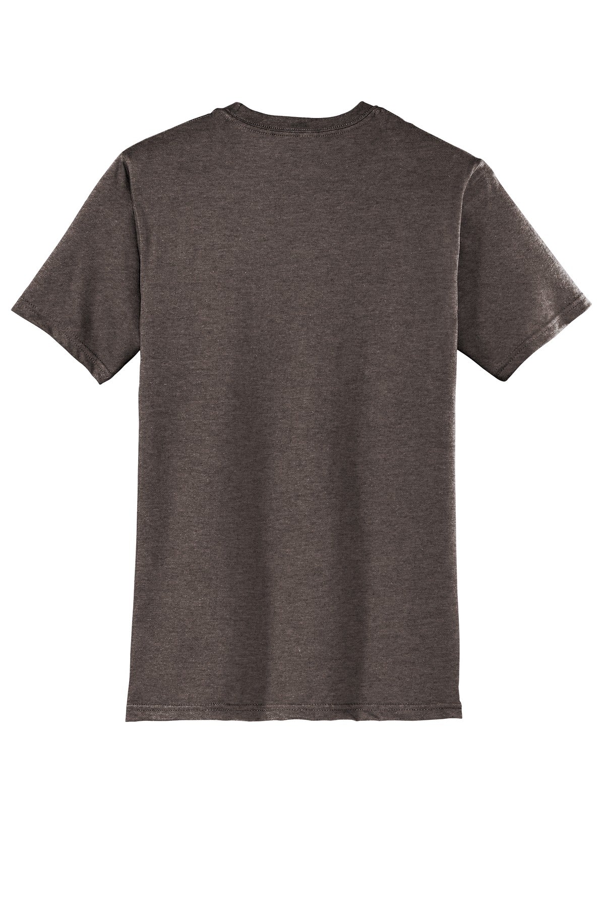 Rear View of Hthrd Brown District Very Important Tee . DT6000 plain
