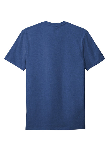 Rear View of Hthrd Deep Roy District Flex Tee DT7500 plain
