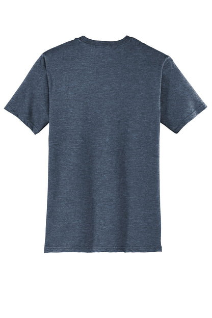 Rear View of Hthrd Navy District Very Important Tee . DT6000 plain