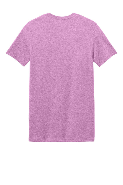 Rear View of HtrRadOrcd Gildan Softstyle T-Shirt. 64000 plain
