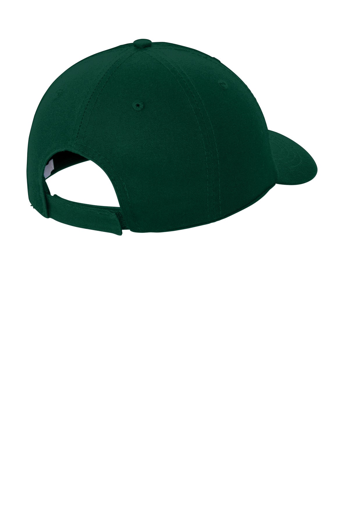 Rear View of Hunter Port Authority Washed Twill Cap. CP78 plain