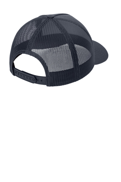 Rear View of IrGry/IrGy Sport-Tek YP Classics Retro Trucker 5-Panel Cap STC54 plain