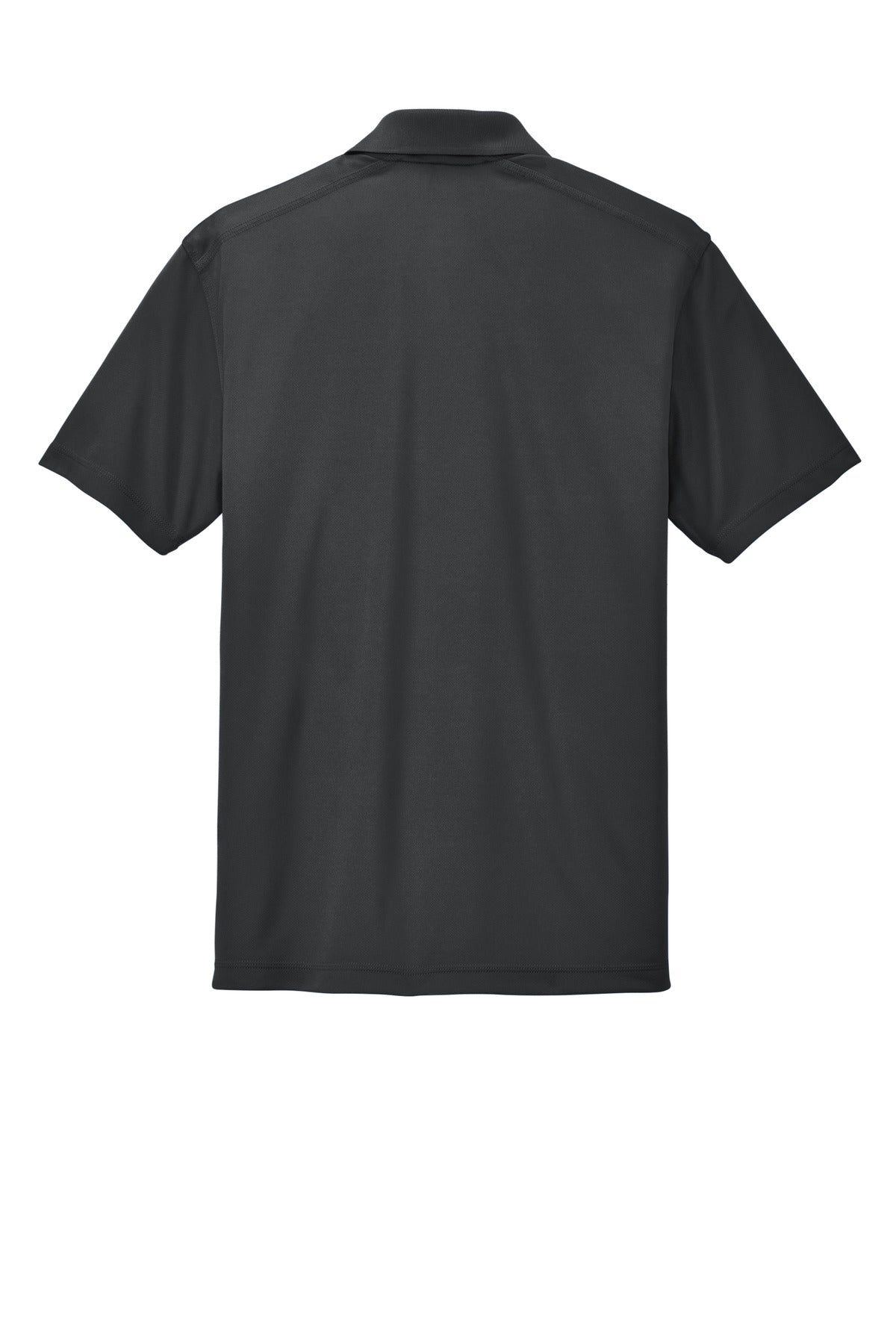 Rear View of Iron Grey Sport-Tek PosiCharge Micro-Mesh Polo. ST680 plain