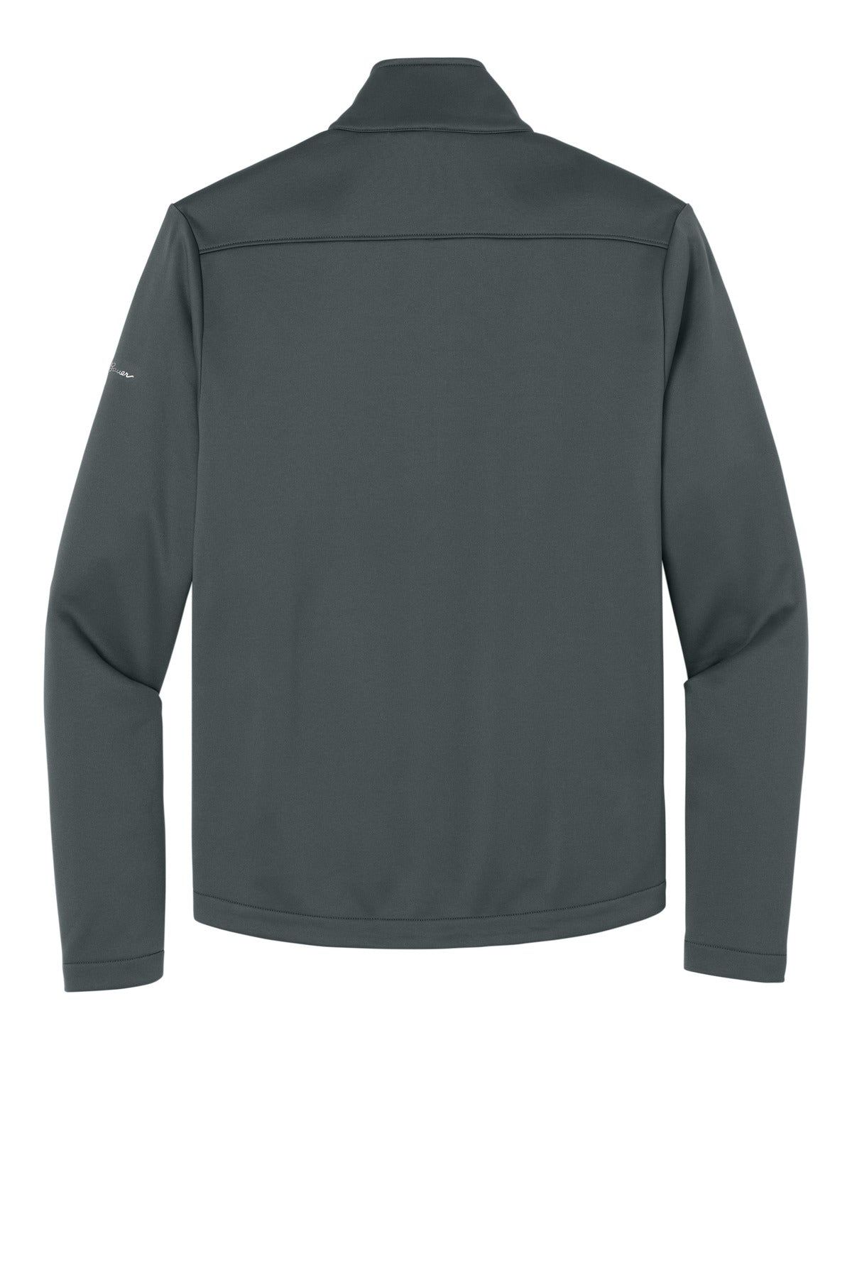 Rear View of IronGate Eddie Bauer Smooth Mid Layer Fleece 1/2-Zip EB2360 plain