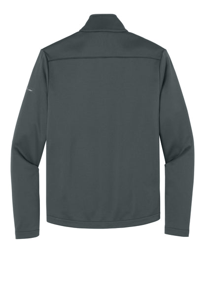 Rear View of IronGate Eddie Bauer Smooth Mid Layer Fleece 1/2-Zip EB2360 plain