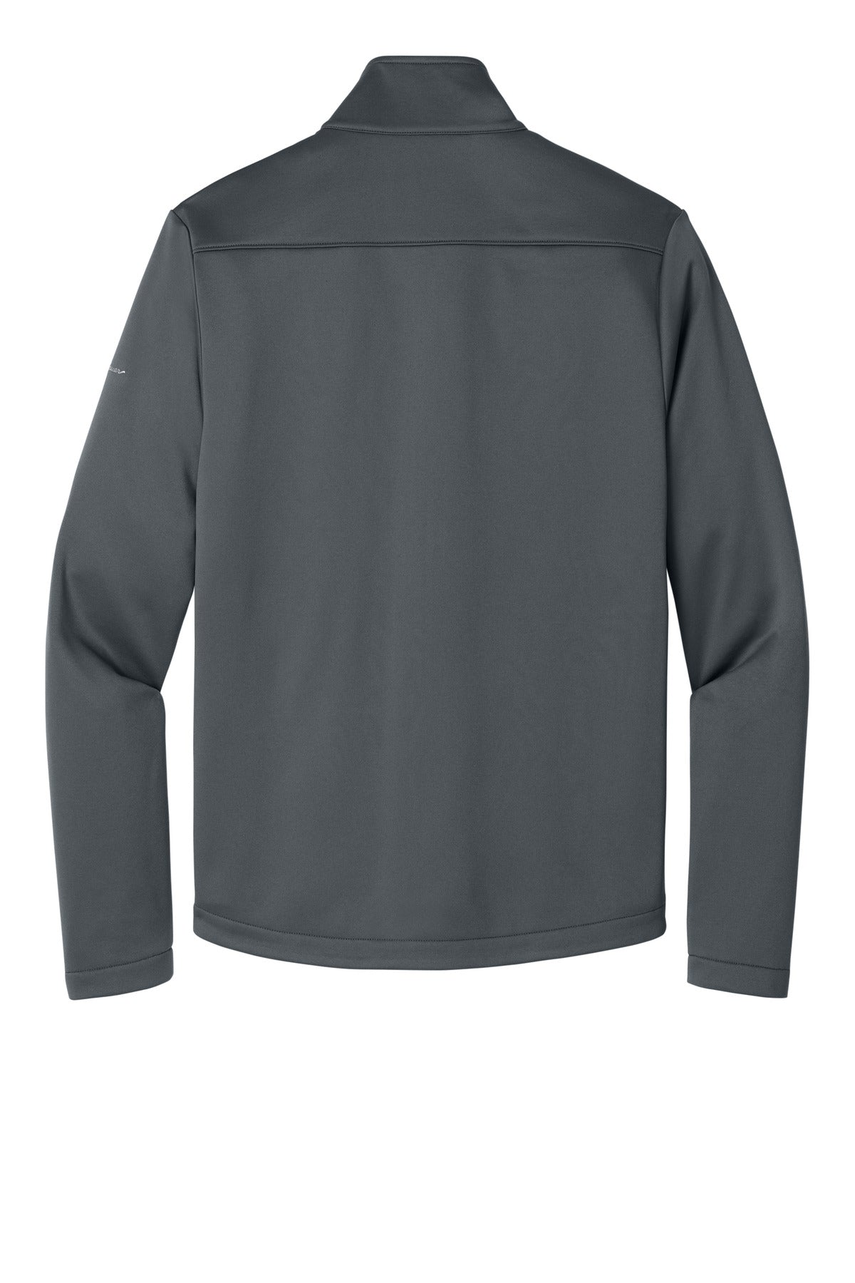 Rear View of IronGate Eddie Bauer Smooth Mid Layer Fleece Full-Zip EB2460 plain