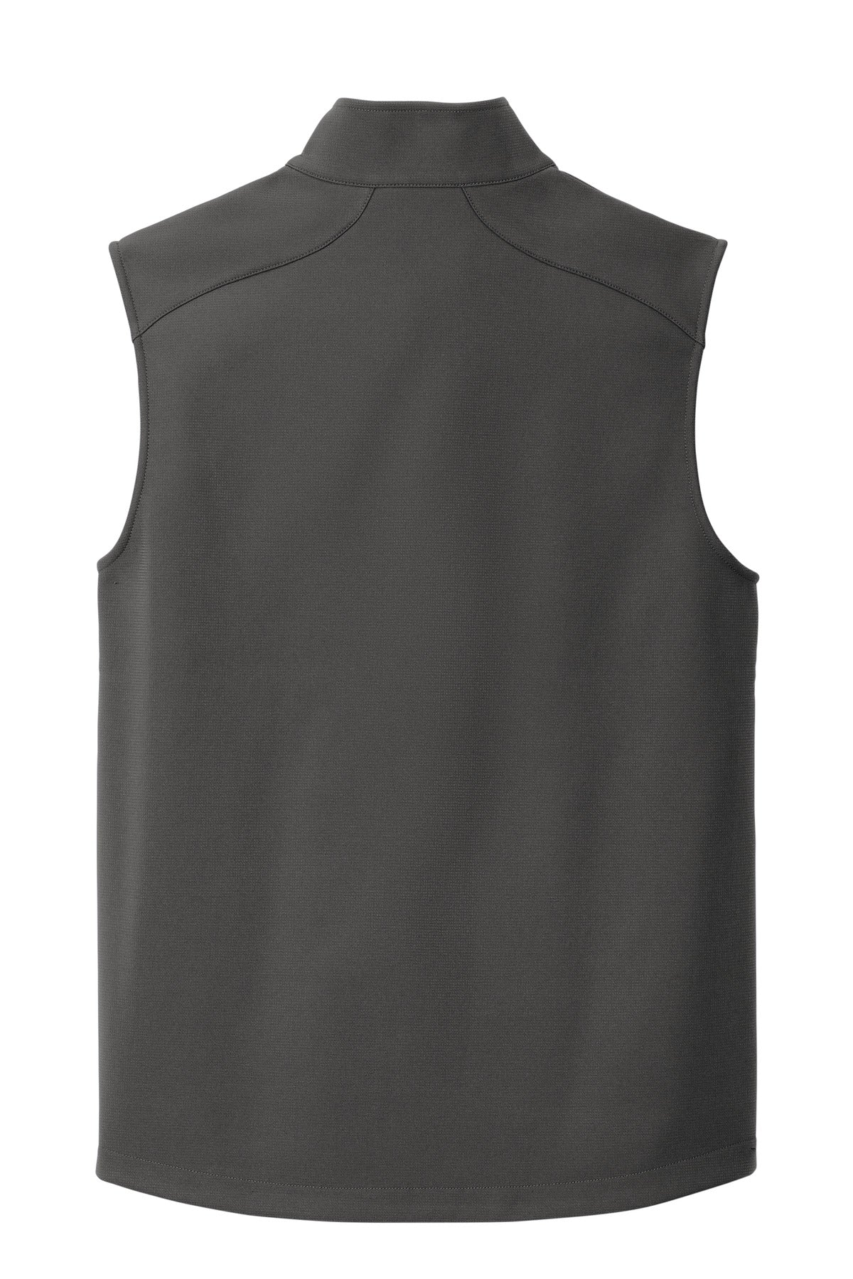Rear View of IronGate Eddie Bauer Stretch Soft Shell Vest EB546 plain
