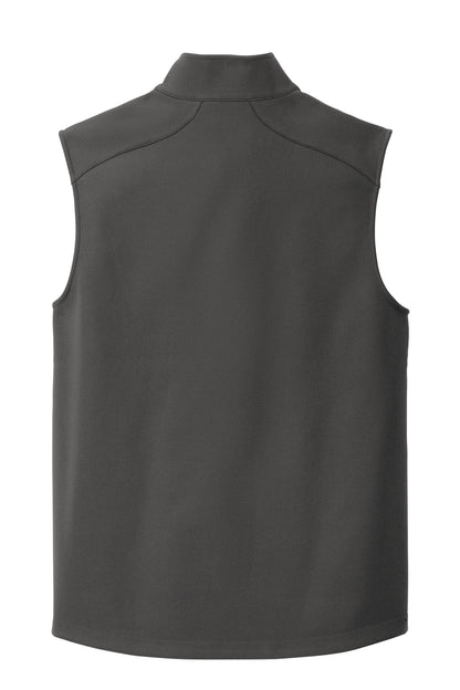 Rear View of IronGate Eddie Bauer Stretch Soft Shell Vest EB546 plain