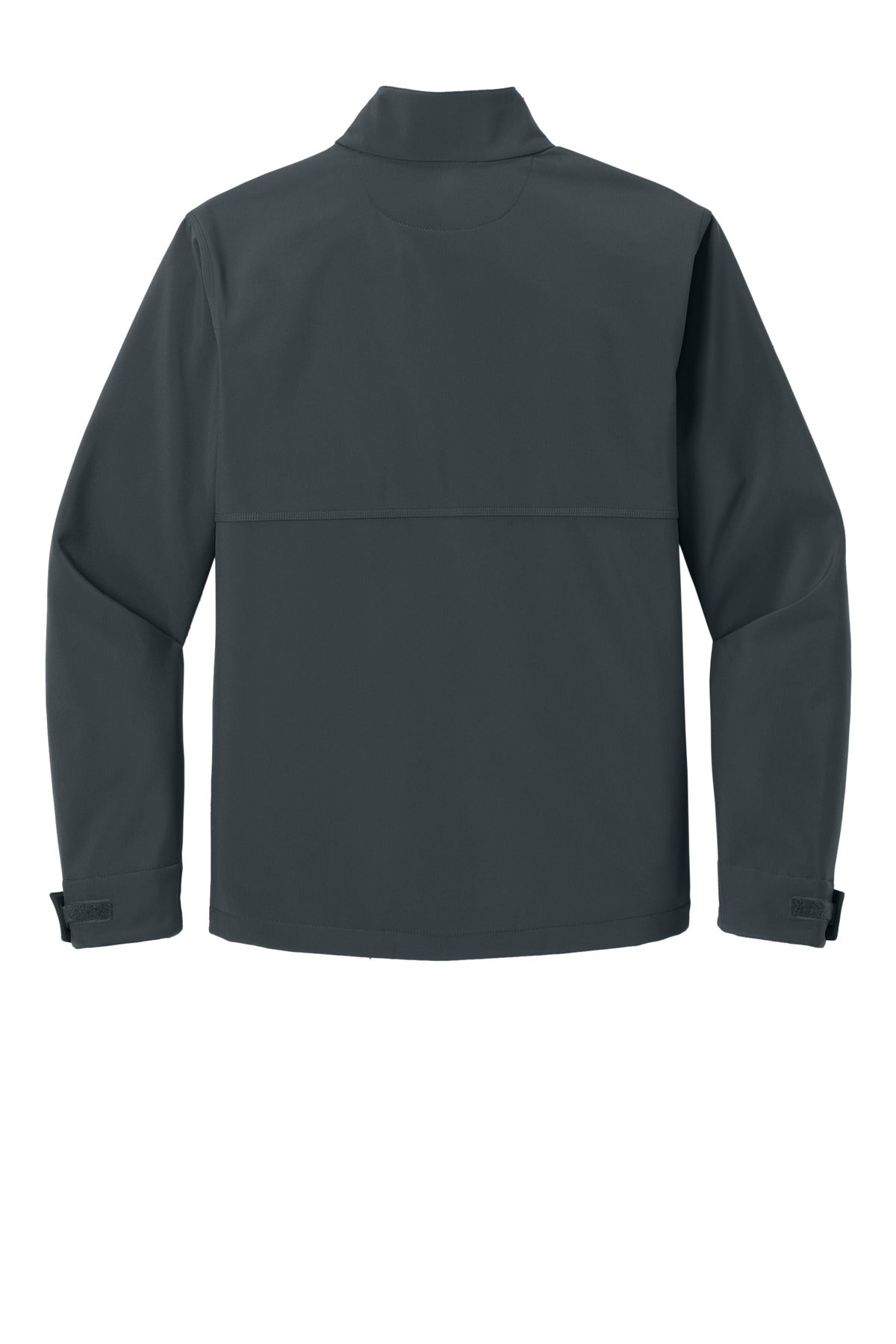 Rear View of IronGrey CornerStone Workwear Soft Shell CSJ70 plain