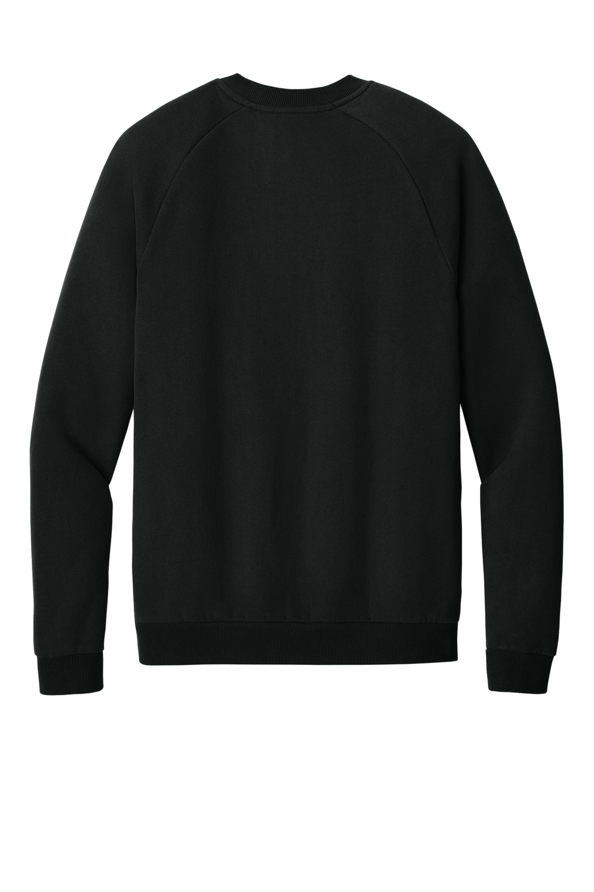 Rear View of JetBlack District Cloud Fleece Crew DT7804 plain