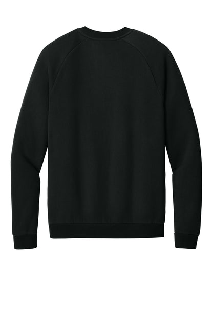 Rear View of JetBlack District Cloud Fleece Crew DT7804 plain