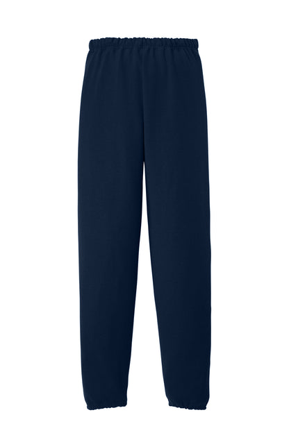Rear View of JNavy Jerzees - NuBlend Sweatpant. 973M
